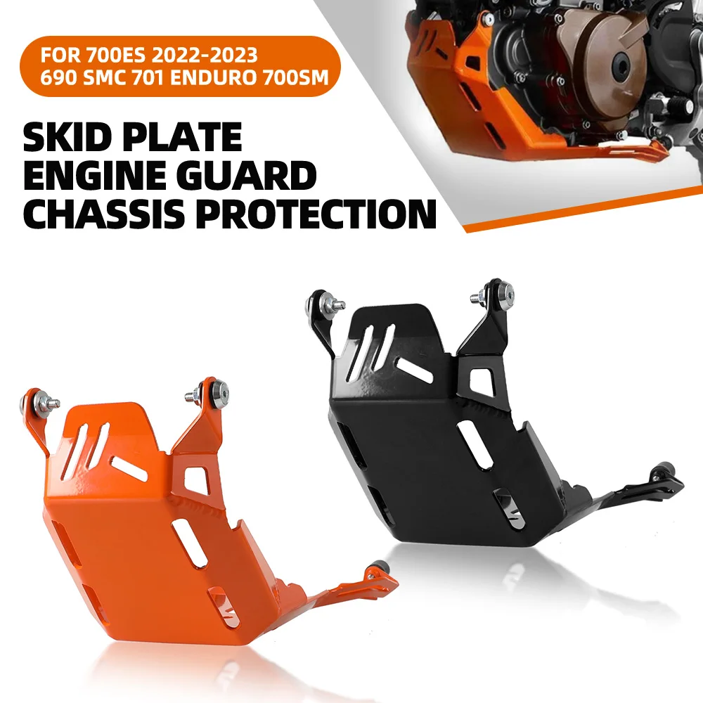 For GASGAS 700ES 2022-2023 Husqvarna 690 SMC 701 Enduro 700SM Skid Plate Engine Spoiler Guard Chassis Belly Pan Protection Cover