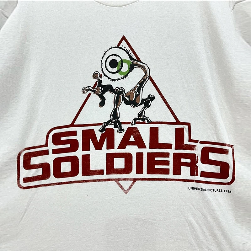 Vintage Half Sleeve T-Shirt Magic Soldier Sci-Fi Movie American Style Youth Casual Cotton Top for Teens Summer Fashionable