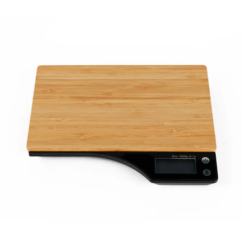 

5kg/1g Digital Electronic Kitchen Food Diet Scale Weight Balance Scales Electronic Bamboo Board Scale For Espresso Pour Over