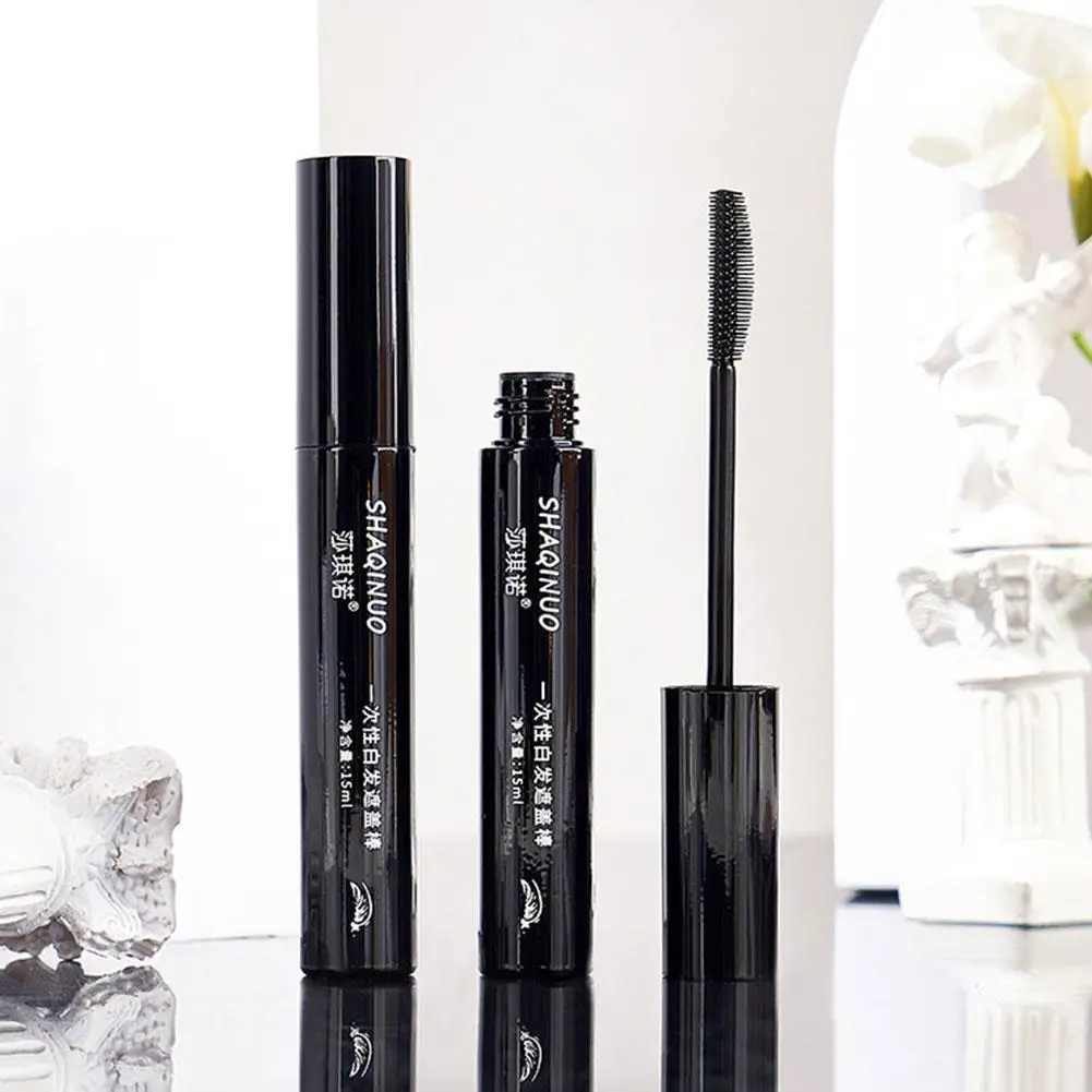 Black Brown One-Time Hair Dye Mascara Instant Gray Cover Cover Colour White Hair Dye Coverage Root Hair Cream Up Stick