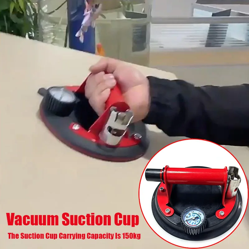 Heavy Duty Vacuum Suction Cup Bearing Weight 150KG Can Absorb And Lift Tiles, Glass, Metal, Wooden Suction Lift Handling Tools