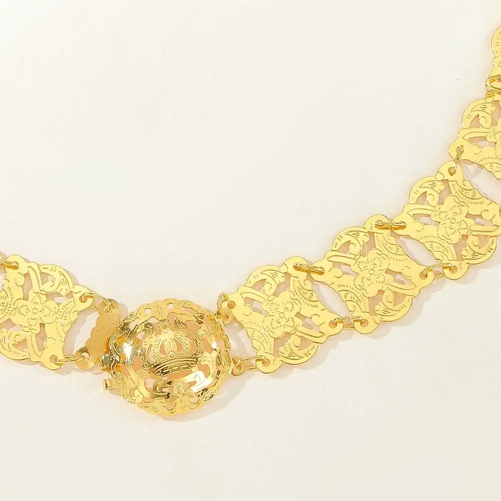 

Vintage Silver Ethnic Style Belt Malaysia Tassel Metal Waist Chain Wrist Jewelry Traditional Gold Belt Women