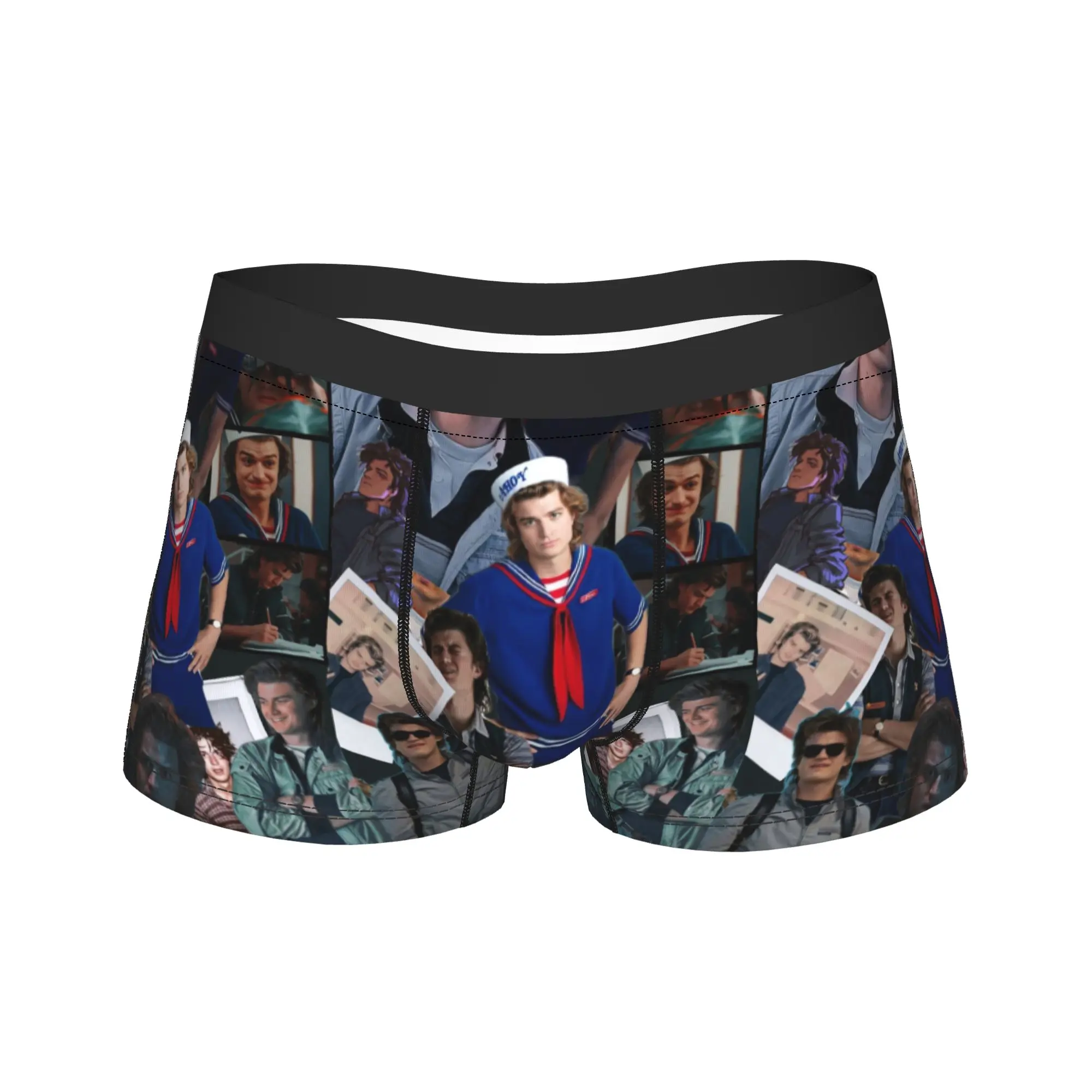 

Steve Harrington Boxer Shorts 3D Pouch Underwear High Quality Customs Shorts Briefs Comfortable Man Panties Plus Size