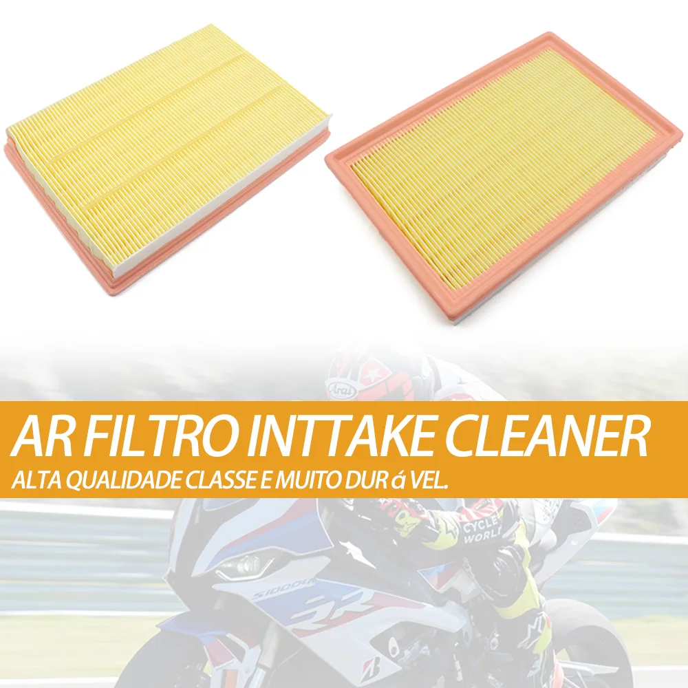 

Motorcycle air filter Intake Cleaner fit for BMW S1000RR K46 2010-2018 S1000XR S1000R K47 HP4 k42 HP4 Race K60