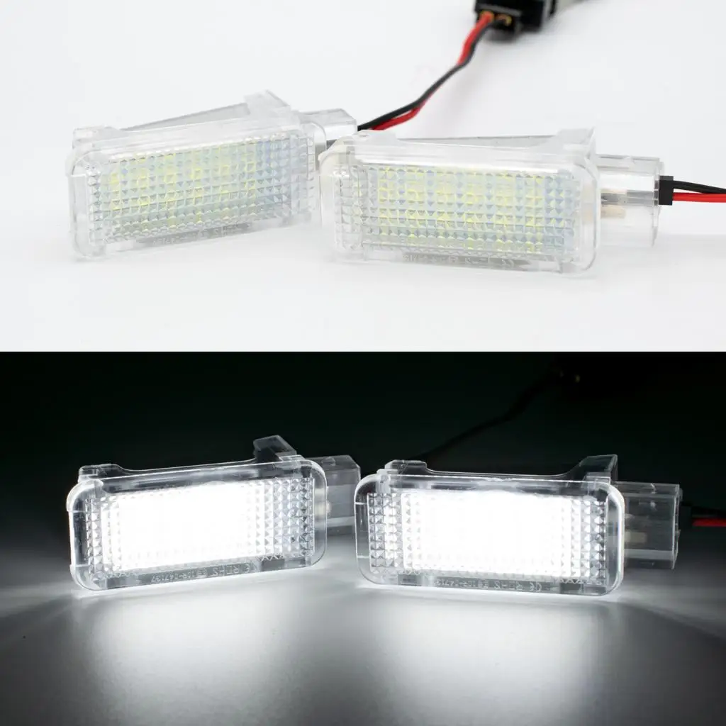 White Car LED Courtesy Door trunk Boot Footwell Glove box light lamp For Audi A1 A2 A3 A4 A5 A6 A7 A8 Q3 Q5 Q7 TT For VW Skoda