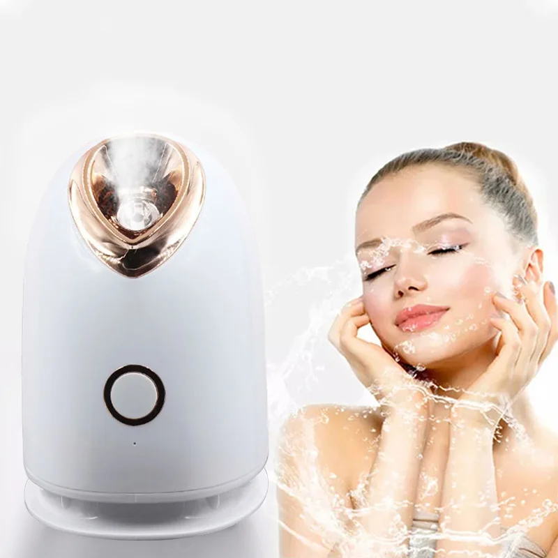 

Nano Ionic Facial Steamer Portable Hot Mist Humidifier Facial Sprayer for Personal Skin Care Facial Spa Use at Home or Salon