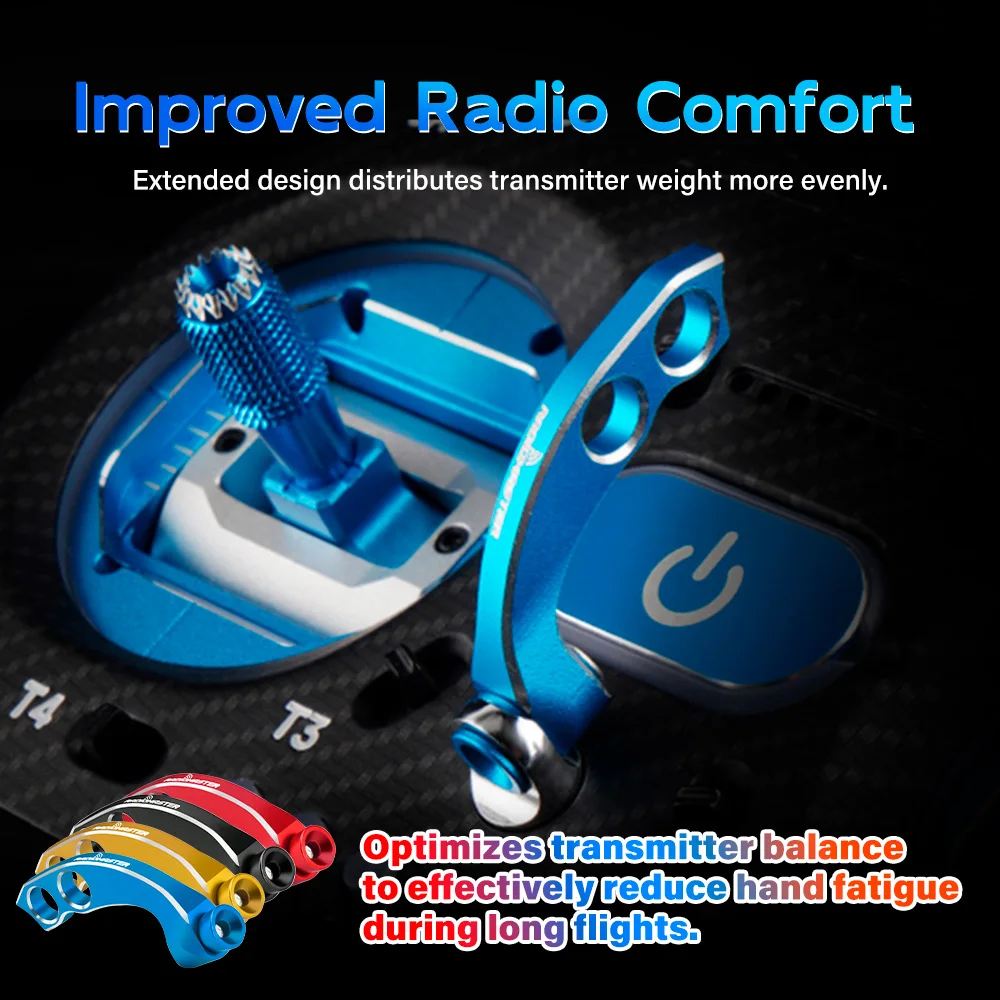 9IMOD Adjustable Lanyard Hook CNC Aluminum for TX15 TX16S MK3 Radio