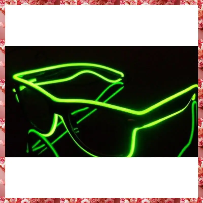 نظارات وامضة للحفلات النيون دعائم للجو لزيادة جو الحفلات