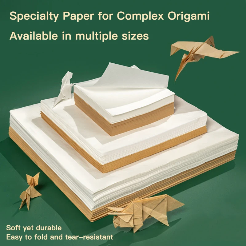 

50/100 листов квадратной белой коричневой крафт-бумаги DIY оригами бумага для рисования смешанный набор принадлежностей для самостоятельного изготовления детская красочная бумага ручной работы