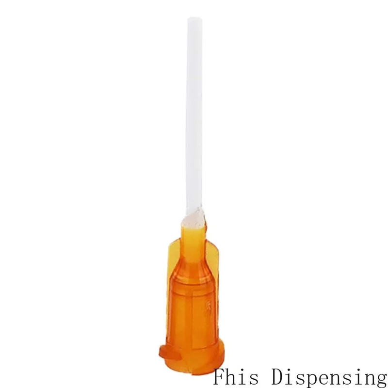 Glue Dispensing Needle Tube Length 25mm 1 Inch 15G PP Flexible Needle Pack of 20