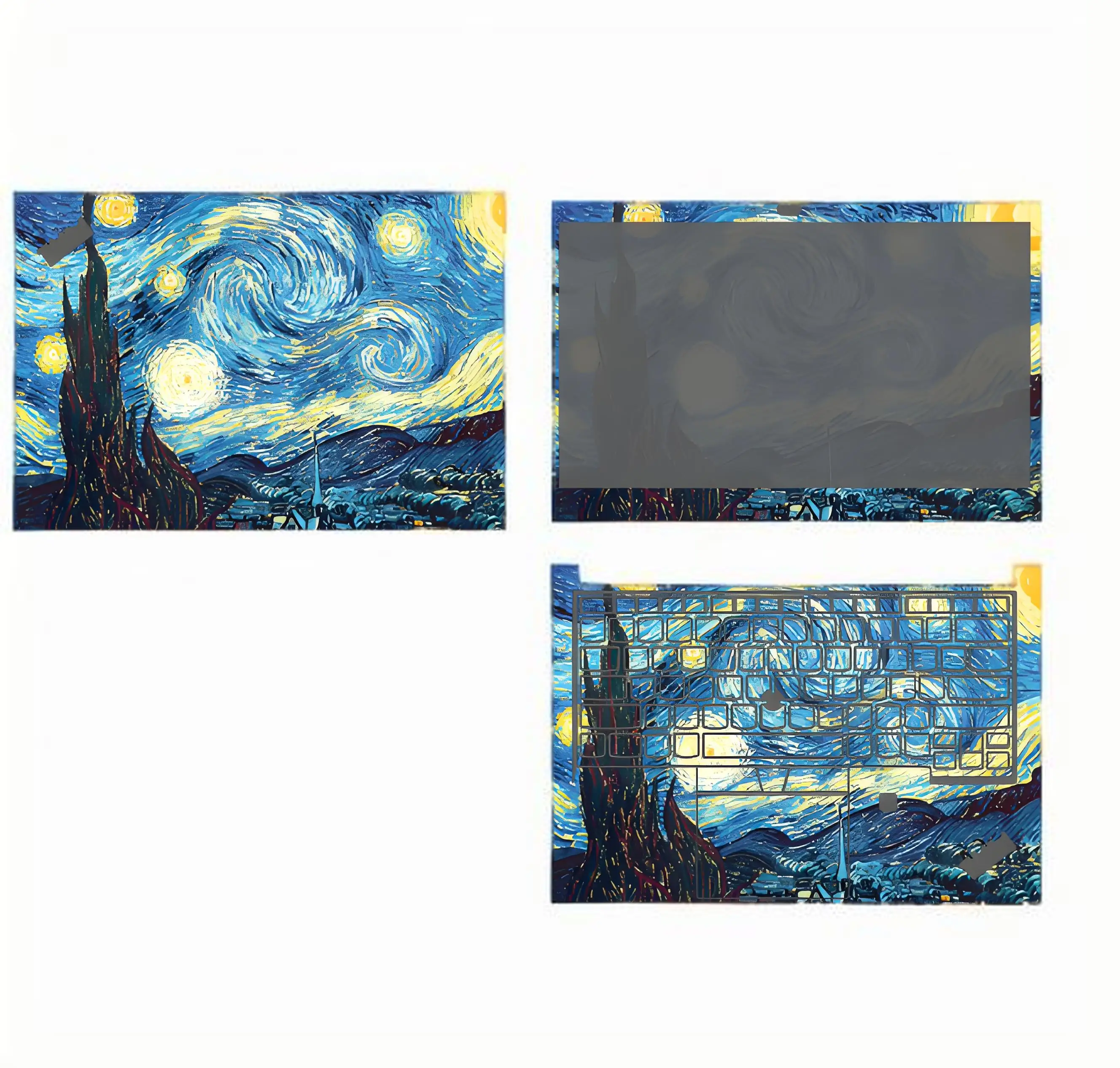 Dazzle Laptop pegatina especial Protector de piel para ThinkPad T490 T480 T470 T580 T480S T495 T460 T470S T490S T590 T570 E580 E480