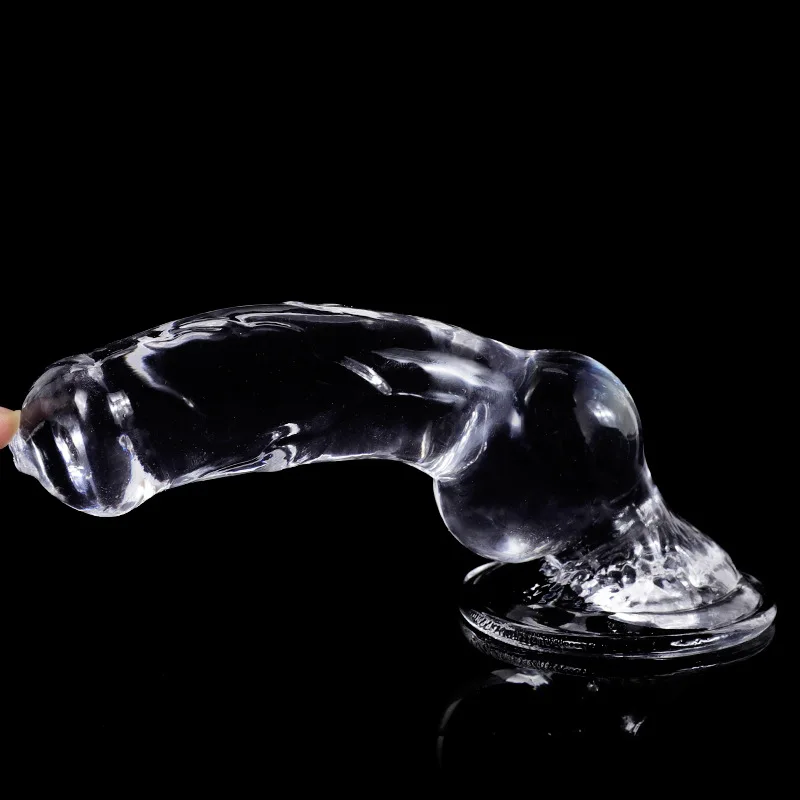 33cm Long Animal Dog Dildo TPE Clear Anal Plug Dog Penis Big Suction Cup Cock Vagina Masturbator Anal Sex Toys For Men Women