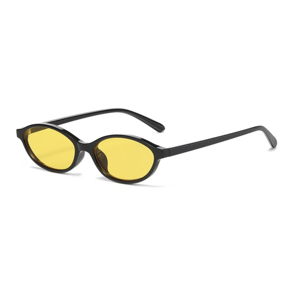 

Catwalk Retro Cat Eye Sunnies PC Elliptical Women HD Sunglasses Waterproof Costume Accessory Anti-UV Glasses Girls