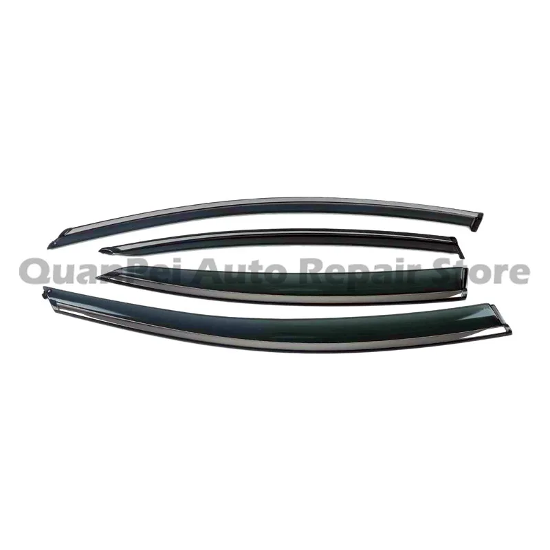 Premium Window Visor For Mazda 3 2010 Hatchback Axela Onxella Rain Guard Eyebrow With Chrome Trim