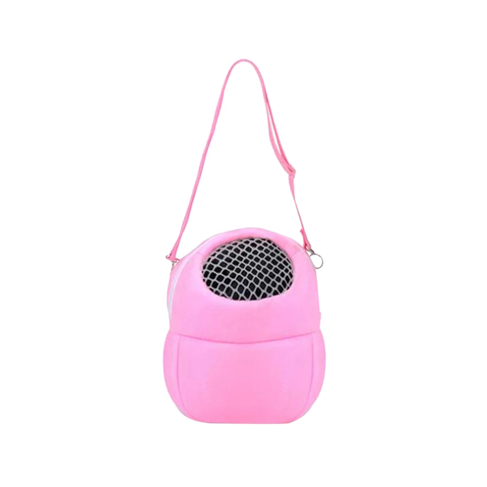 

Pet Carry Bag Breathable Design Squirrel Cotton Nest Pink Size S Cute Comfortable Straps Protect Pets Long Term