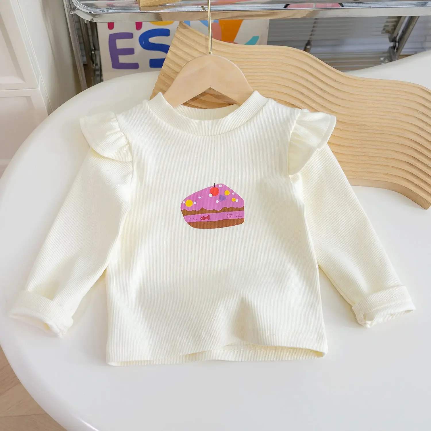 Girls Clothes Suits Children 2024 New Spring Fall Fashion Sweater Top and Trousers Simple Casual Two-piece Set Clothes Children image 3