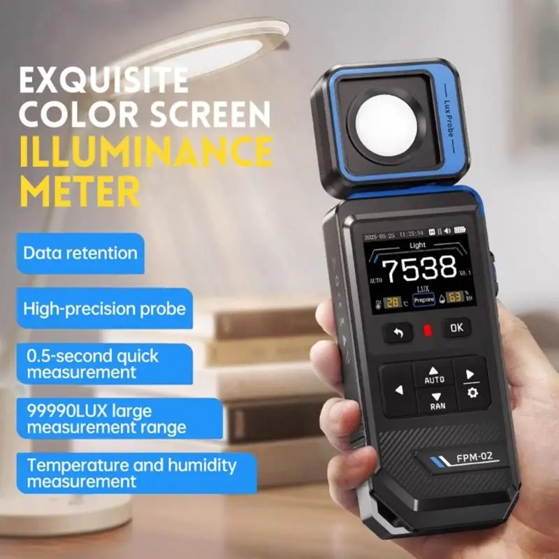 G92C Genggam Luxmeter Photometer Illuminometer Lampu Meter Akurat 0-99990 Digital Illuminance Meter untuk Farms Home