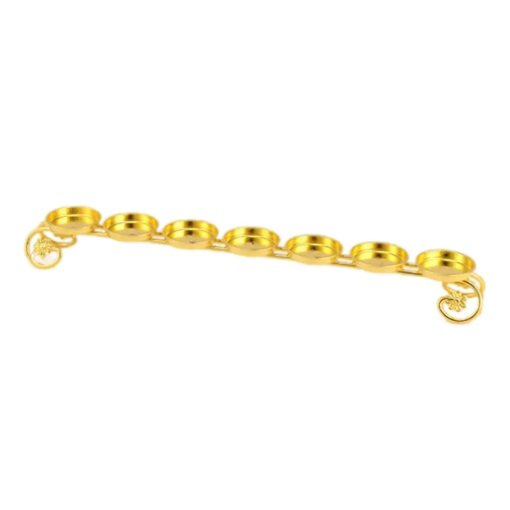 Ghee Lamp Butter Lamp Holder Golden Holder Tibetan Brass Oil Lamp Buddhist Altar Supplies for Temples