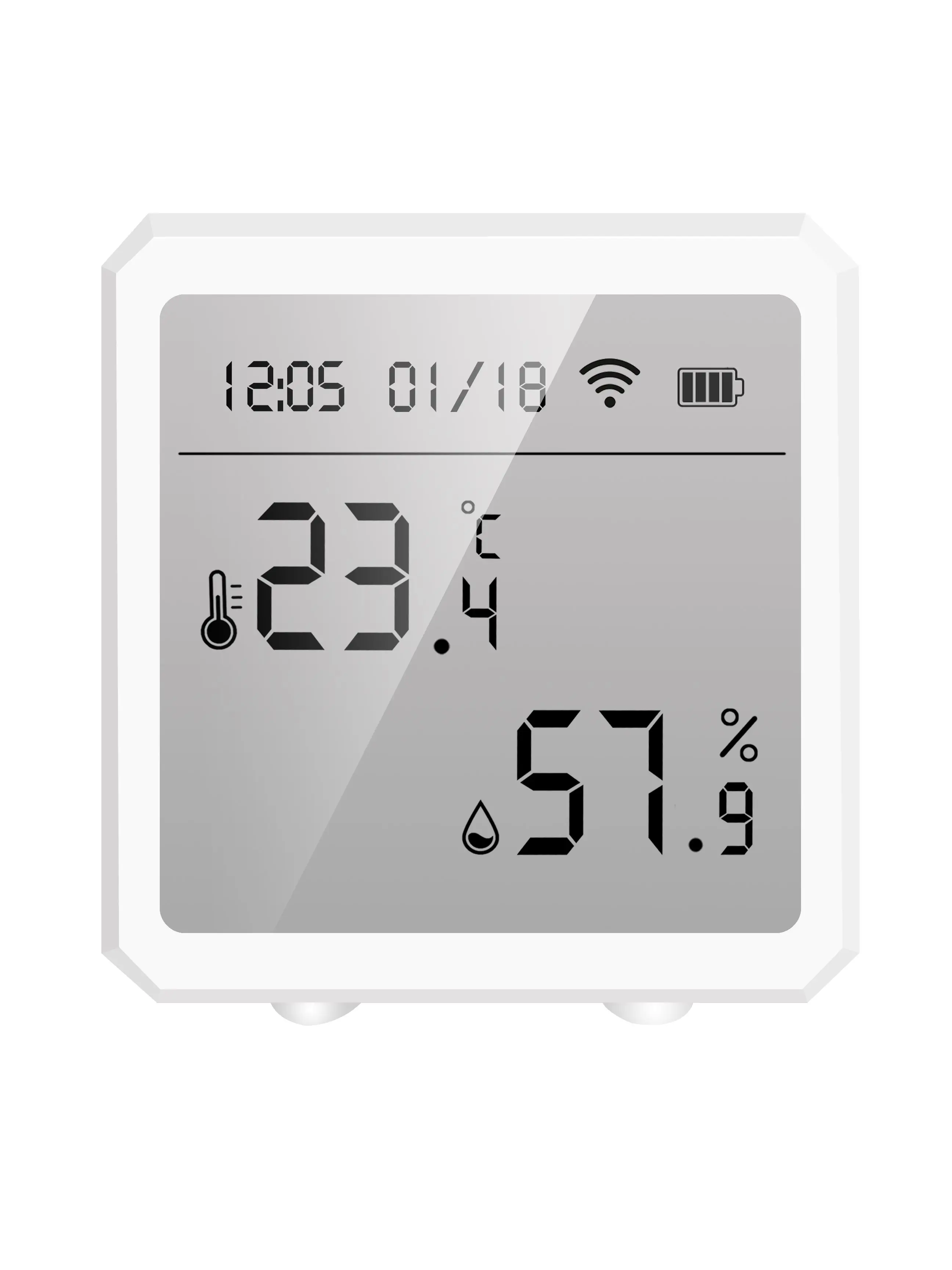 Zigbee LCD Temperature and Humidity Metrology/calibration laboratories  electronics manufacturing environments storehouse