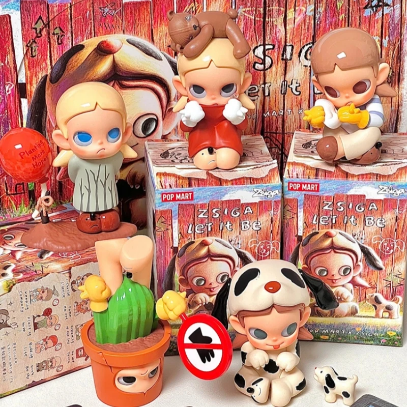 กล่องลึกลับของแท้ Zsiga ช่วยให้ทั้งหมดนี้ Series กล่องตาบอดของเล่น Kawaii Action Figure Surprise ของเล่นของขวัญสําหรับหญิง