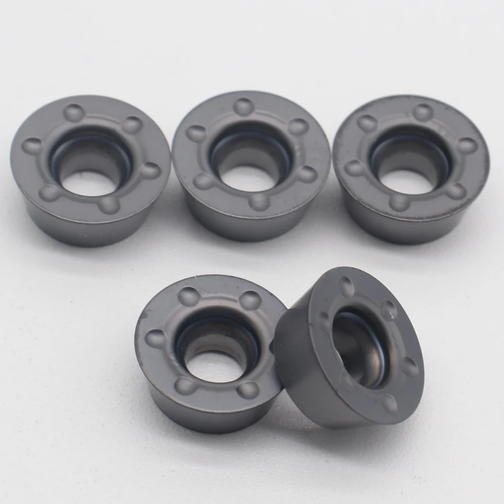 10Pcs  RPMT1204-WL Milling Carbide Insert Lathe Parts Tool  Milling Tool  CNC Lathe RPMT Turning Blade