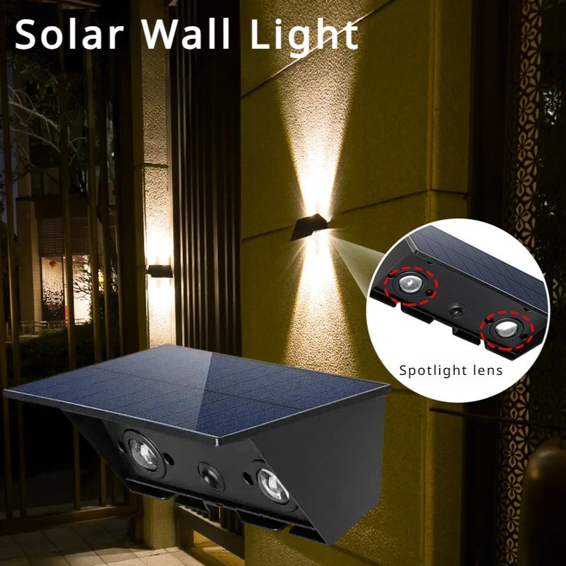 

Solar Thermal Wall Light Fence Outdoor LED Waterproof Garden Courtyard Spotlight High Brightness Street Light Garden