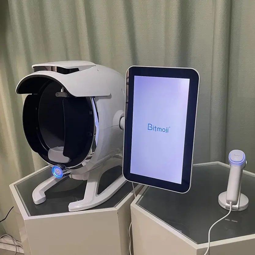 フルフェイス3D AI肌分析マシン 顔テスター スキャナー フェイスミラーデバイス 肌分析機 bitmoji肌分析機