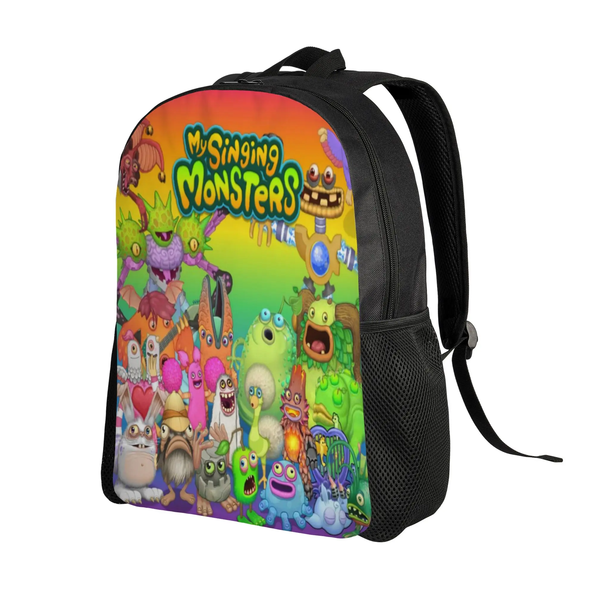 My Singing Monsters  Backpack Girl  Large Backpacks Polyester Novelty School Bags Travel Design Rucksack