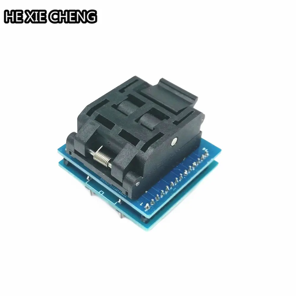 TQFP32 QFP32 TO DIP28  IC Programmer Adapter Chip Test Socket Burning Seat Integrated Circuits