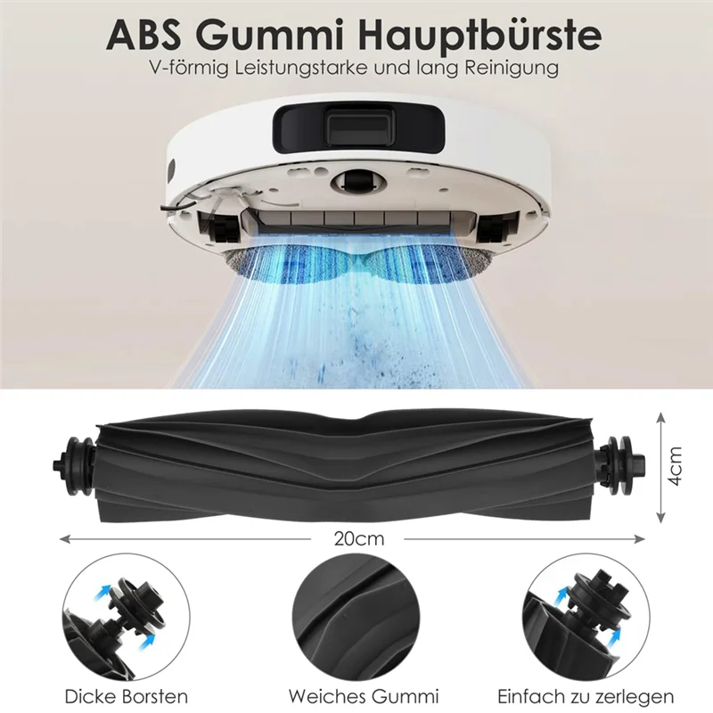 BBNV-pour Dreame L10S Ultra/S10 Pro pour Mijia Omni 1S B101CN Robot X10 + Robot aspirateur brosse latérale principale filtre vadrouille accessoire