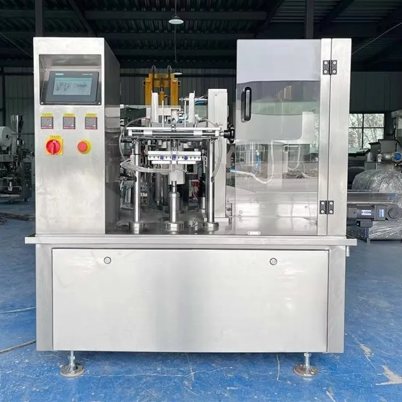 Automatic Rotary Premade Stand Up Pouch Packing Machine Sauce Paste Liquid Spout Pouch Filling Sealing Machine Customized
