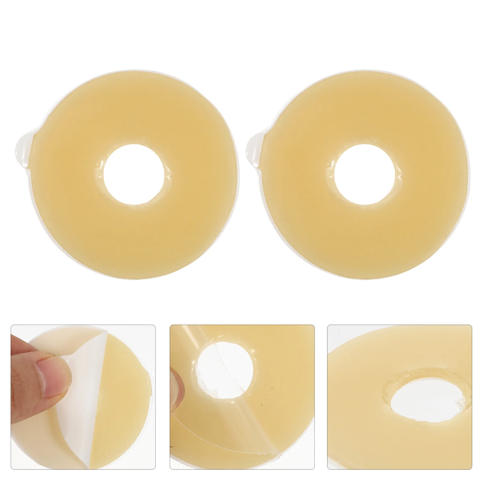 Elasticity Ostomy Bag Drainable Pouches Ring Replacement Plastic Hydrocolloid Leak-Proof