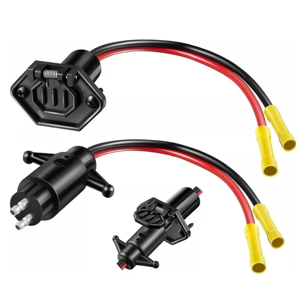 12 V/8 Gauge/2 Wire Marine Trolling Motor Connector 14365-6 &14366-6 Męskie i żeńskie złącze silnika trollingowego dla Minn Kota