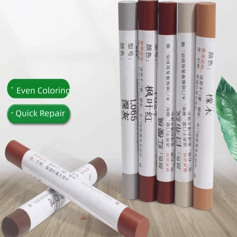 Waterproof Furniture Repair Pen Wooden Furniture Touch Up Floor Repair Pen Stains Scratches DIY Patch Paint Crayon