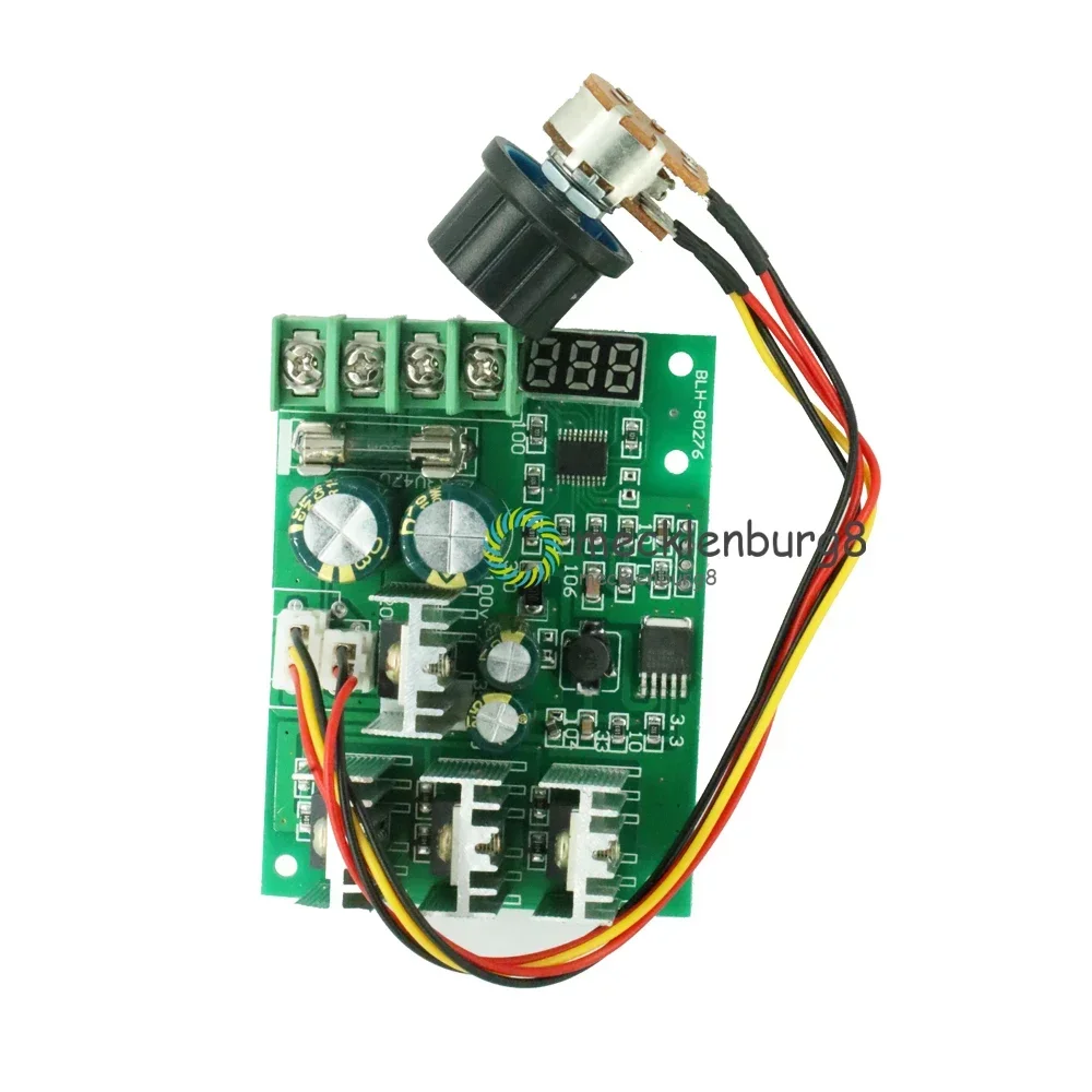 

PWM 30A Motor Speed Controller Board Dimmer Current Regulator + Display DC6-60V