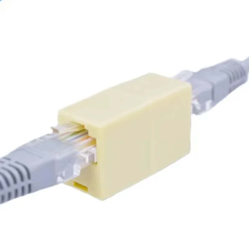 ESCAM CAT5 CAT5e Ethernet-адаптер 8P8C RJ45 Разъем Сетевой удлинительный кабель-адаптер для Ethernet-кабеля «мама-мама»