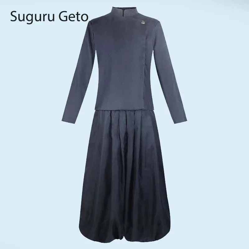 

Anime Cosplay Costume of Jujutsu Kaisen Geto Suguru Uniform Jacket and Pants Outfits for Halloween
