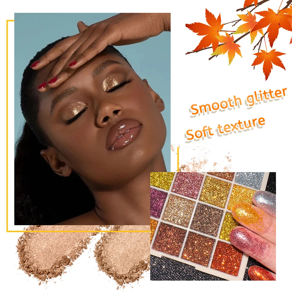 16 colori moda palette di ombretti ombretto opaco lucido glitter ombretto trucco cosmetici per le donne tonalità nude all'ingrosso