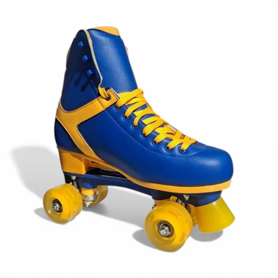 

Women Adjustable Sizes Quad Roller Derby Skates Indoor and Outdoor