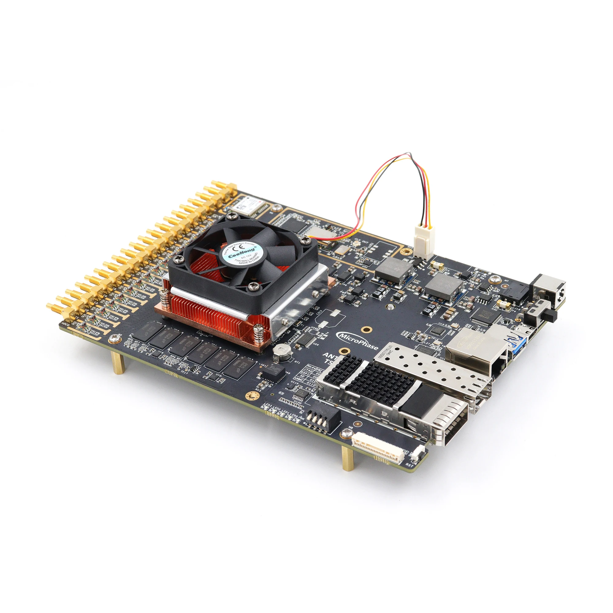 Placa de desenvolvimento microfásica T510 Xilinx FPGA ZYNQ UltraScale + RFSOC XCZU47DR ADC 14bit 5Gsps DAC 14bit 9.85Gsps