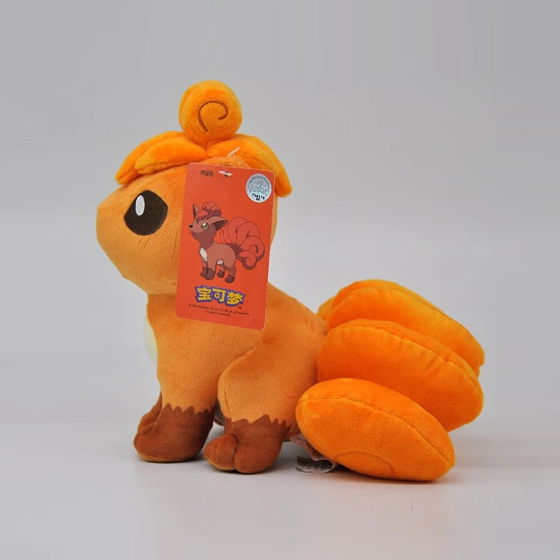 21cm Original Pokemon Vulpix Stuffed Plush Toys Plushie Soft Animal Kawaii Peluche Anime Dolls Birthday Party Gift For Kids Baby
