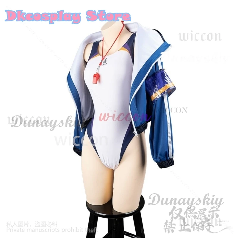 Anime Game Blue Archive Cosplay Ogata Kanna Costume Women Sexy Swimsuit Bodysuit Jacket Suit Halloween Christmas Customized