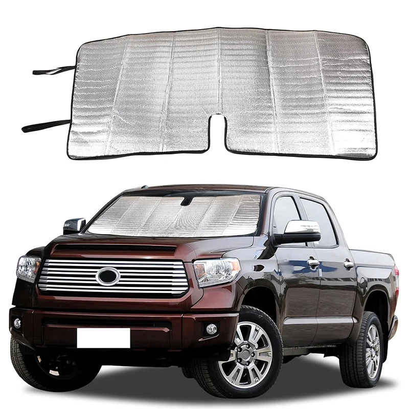 Car Sun Shade UV Protection Front Car Sunshade Windshield Cover For Toyota Tundra 2007-2021 Cruiser Auto Interior Accessories