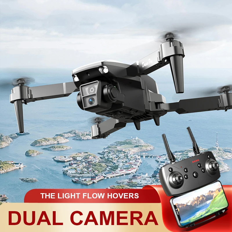 Dron profesional DWI D21 4K gran angular HD cámara WiFi FPV altura sujetar plegable RC Drone Quadrotor helicóptero juguetes para niños