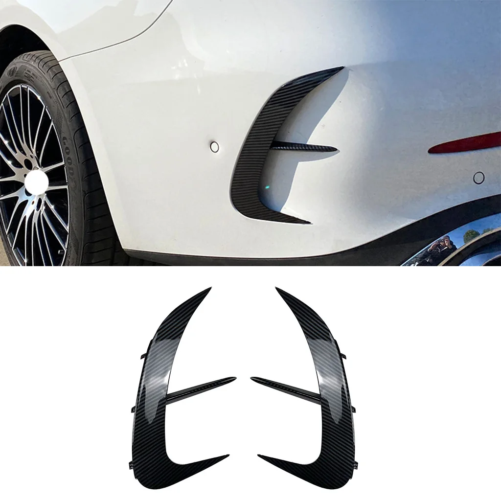 For Mercedes-Benz C-Class W206 C200 C220 C260 C300 AMG 2022 2023 Rear Bumper Splitter Body Kit Spoiler Air Vent Cover Sticker