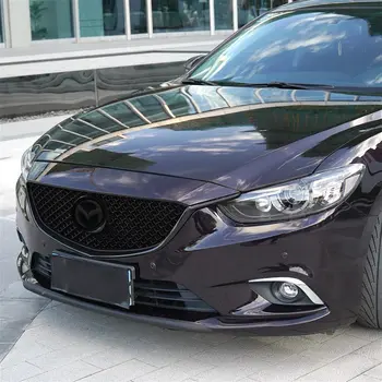 適用於馬自達3 Axela 2014 2015 2016款的前格柵改款格柵上保險桿進氣口引擎蓋網罩替換件(蜂窩狀)。 8 最佳銷售 馬自達3前格柵 - №8