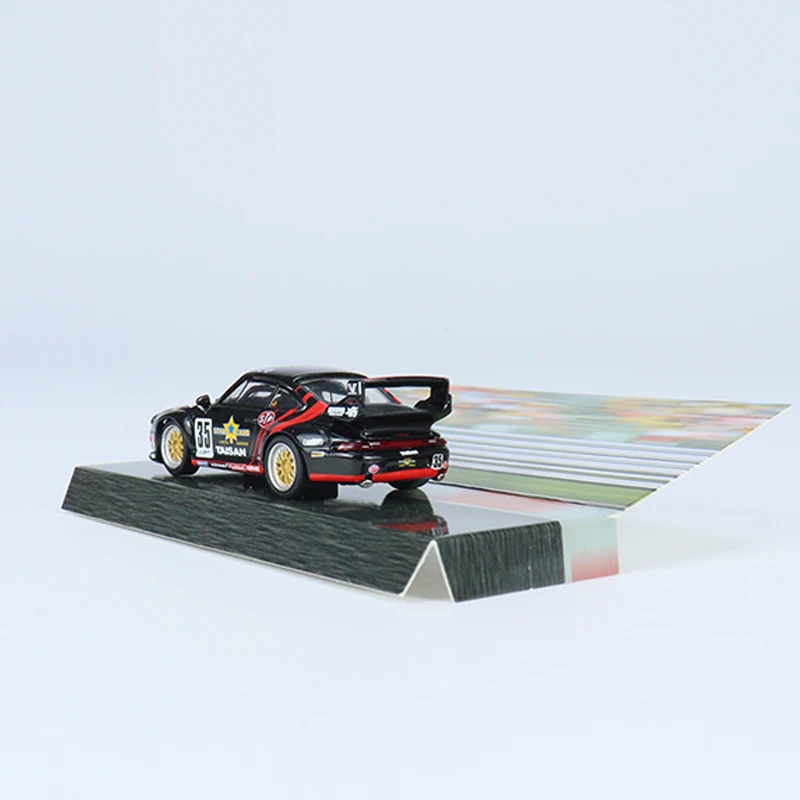 Tarmac Works 1:64 Model Car 911 (993) GT2 JGTC Taisan Starcard #35 Alloy Vehicle