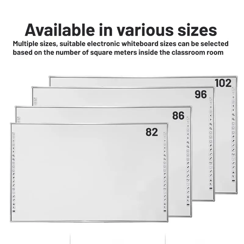 40 points multi-touch 82 pouces tableau blanc interactif USB Plug And Play