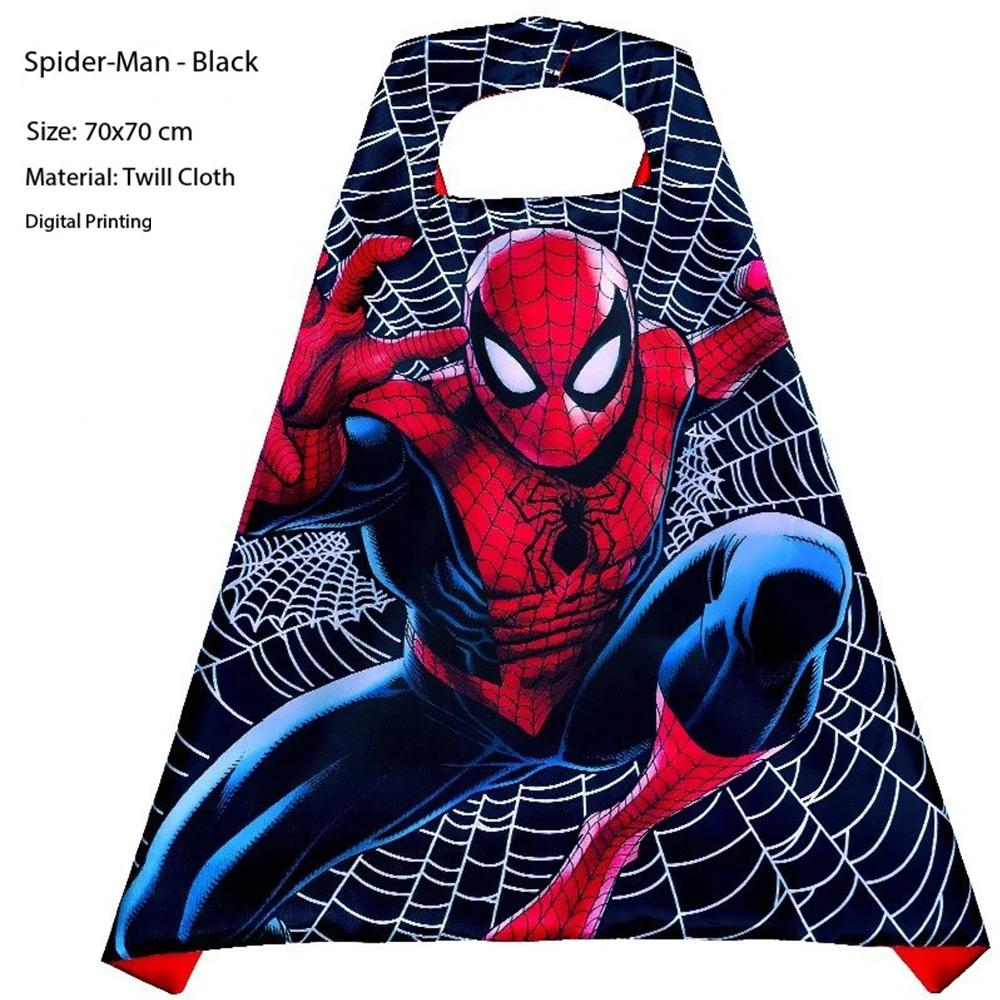 Set di costumi da mantello da supereroe per bambini con maschera per il trucco di Halloween, festa per bambini, mantello da vestire, gioco di ruolo, vestito da avventura