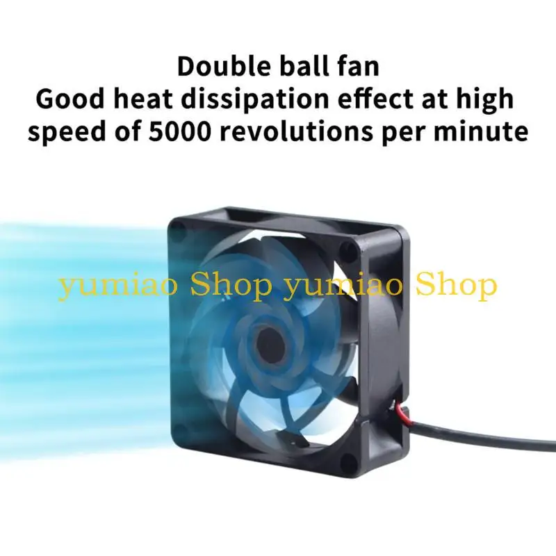 

587B Cooling Fan Printer Part 7025 24V Cooling Fan Double Bearing Fan 70x70x25MM